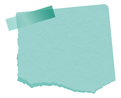 Torn paper with tape